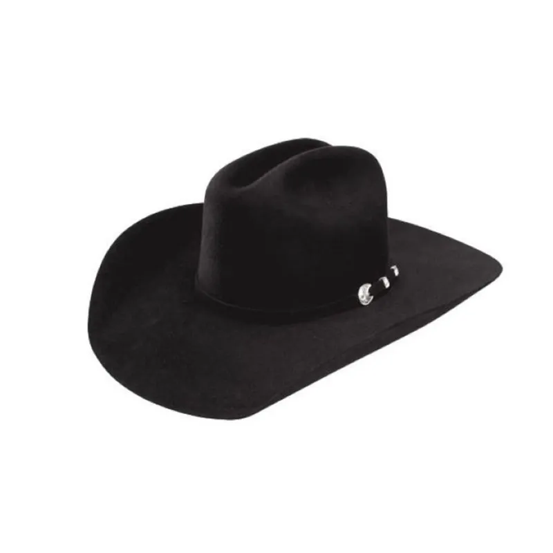 Stetson Black Corral Buffalo Felt Hat made by Stetson