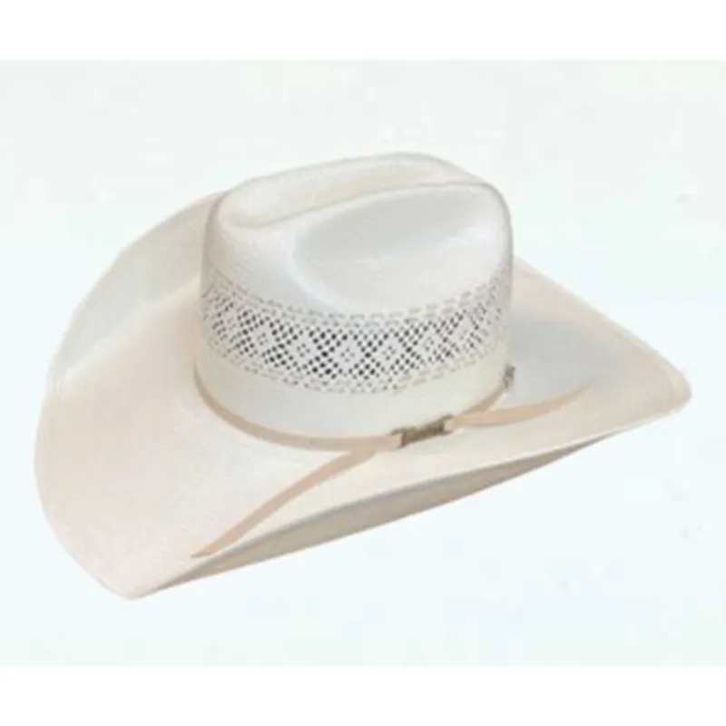 American Hat Company Rancher Straw Hat made by Western Edge