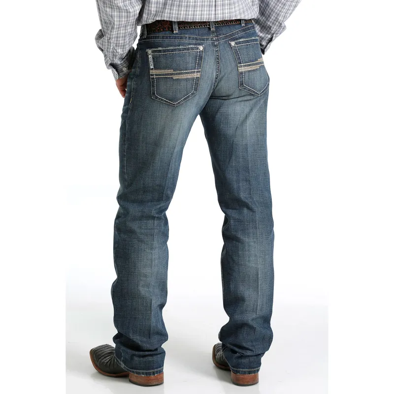 Cinch Men's Dark Stone White Label Jeans made by Cinch