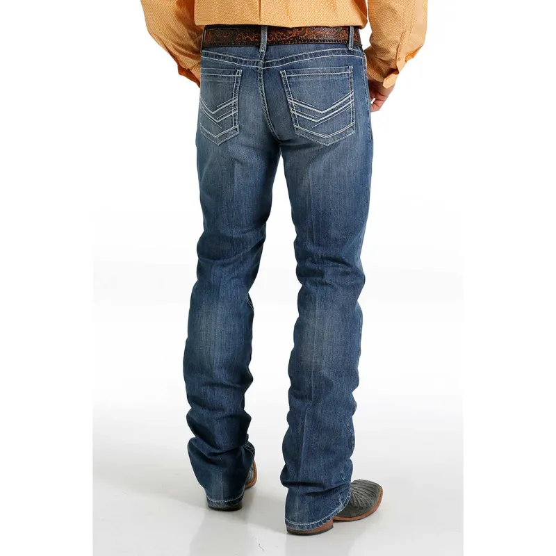 Cinch Men's Ian Medium Stonewash Jeans made by Cinch
