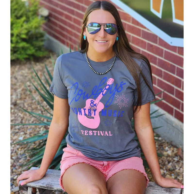 Cowboy's & Country Music Tee made by Western Edge