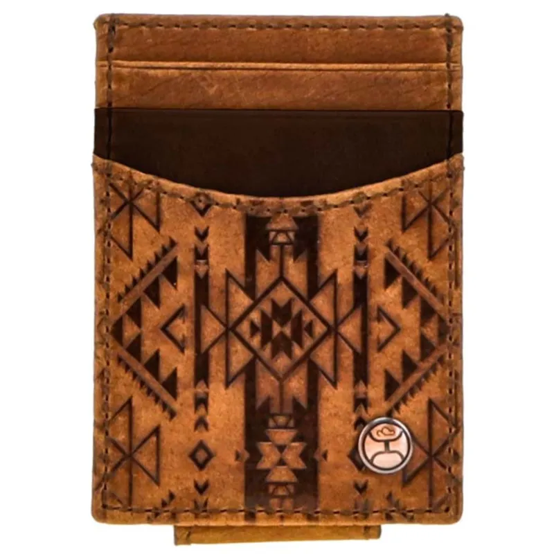 Hooey Monterery Brown Money Clip made by Western Edge