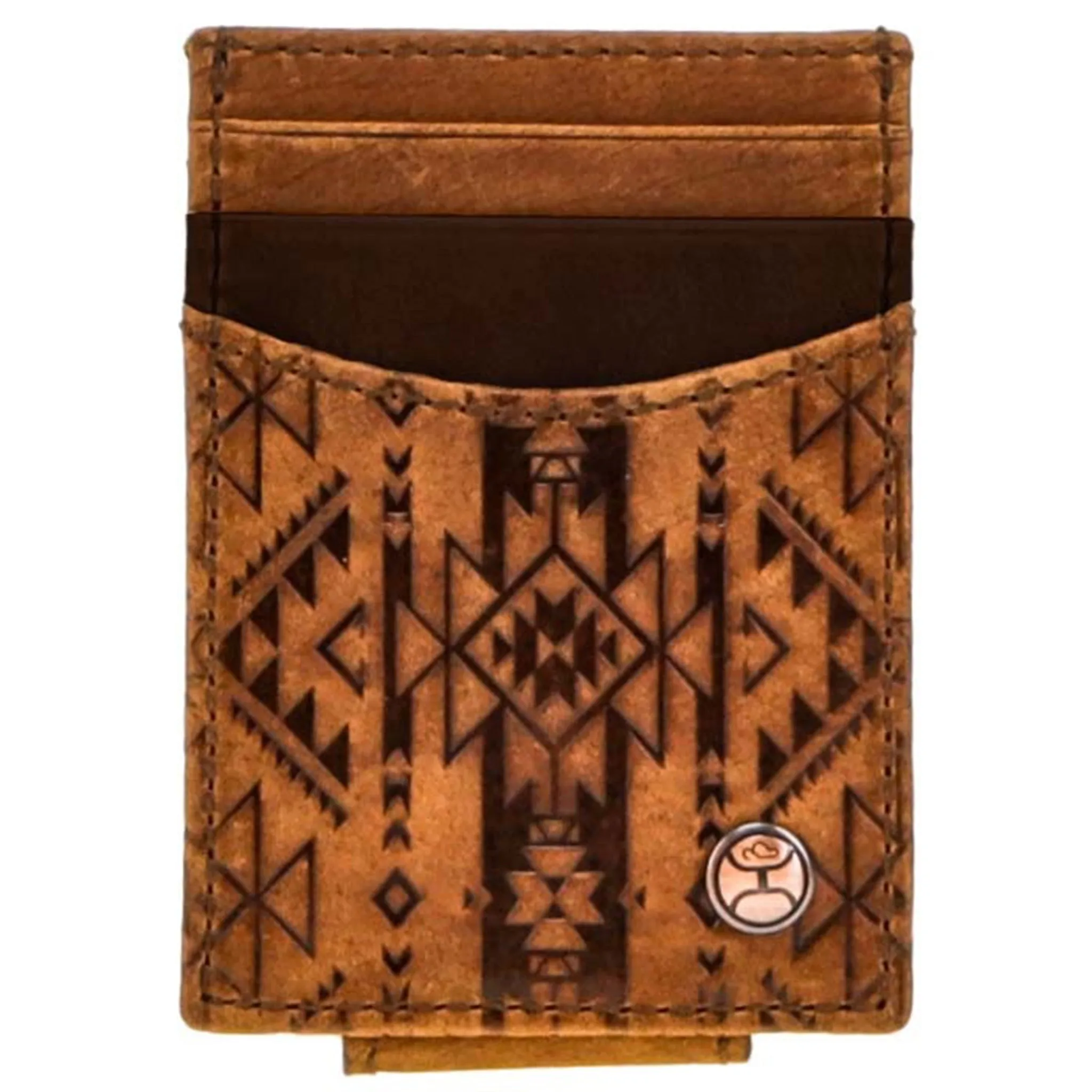 Hooey Monterery Brown Money Clip sold by Western Edge