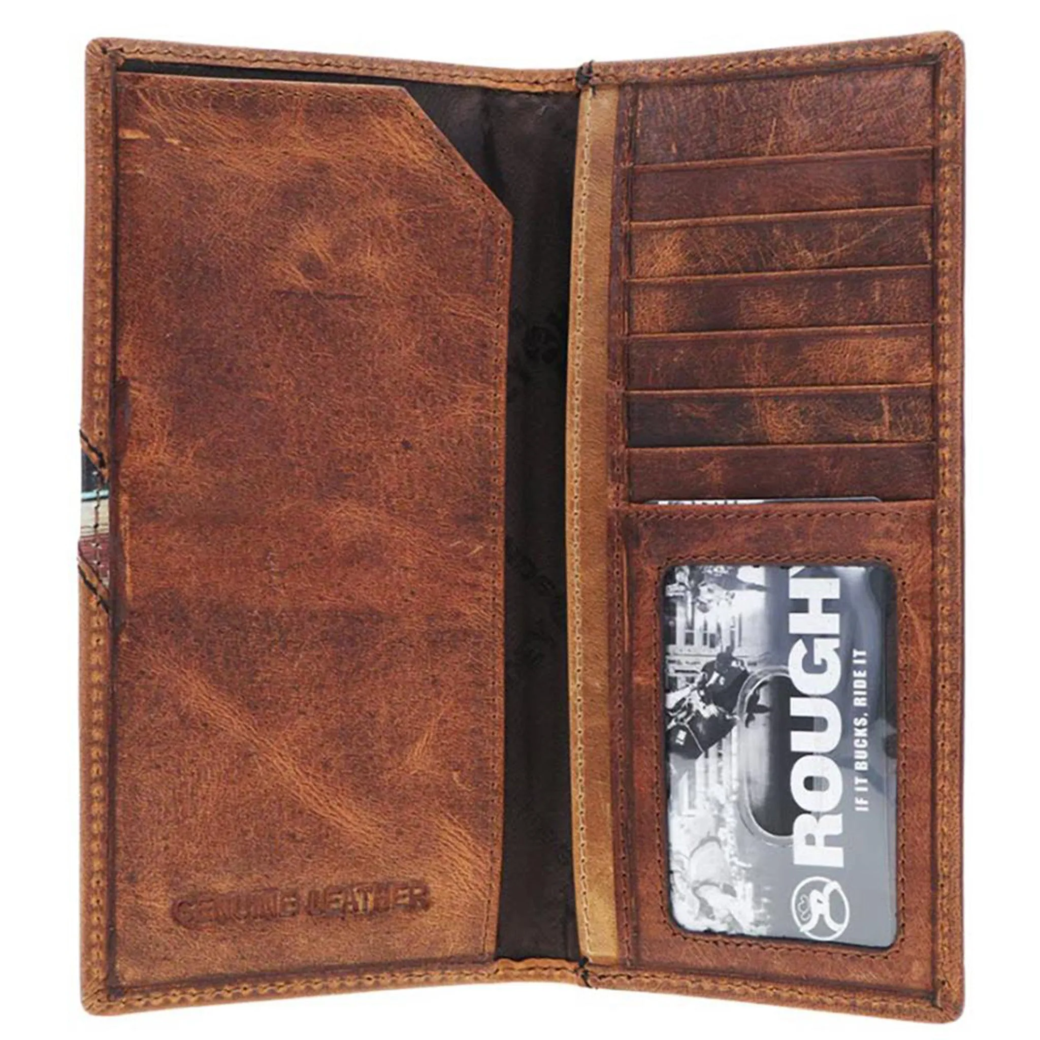 Hooey Hawk Brown & Serape Wallet sold by Western Edge product image thumbnail 2