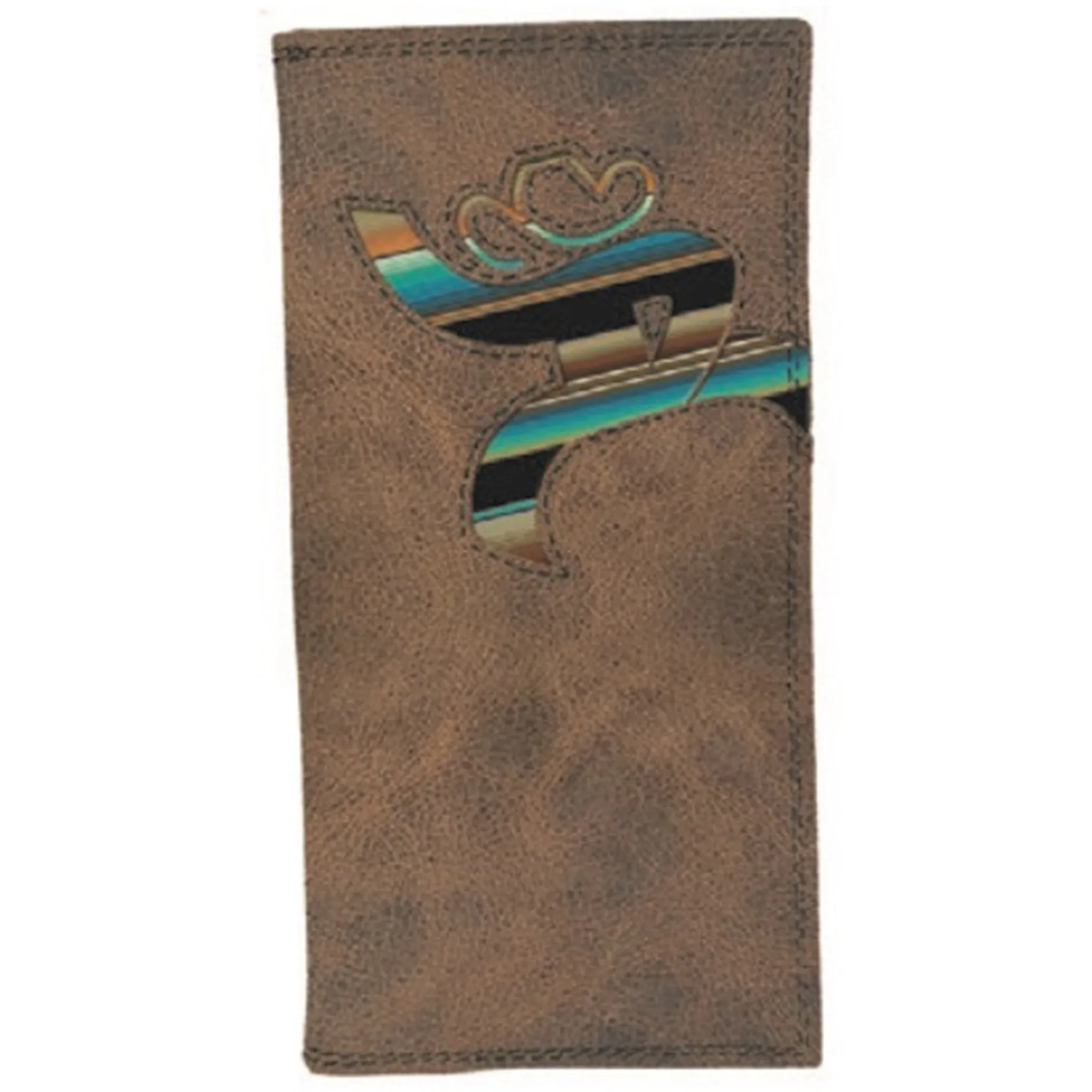 Hooey Hawk Brown & Serape Wallet sold by Western Edge