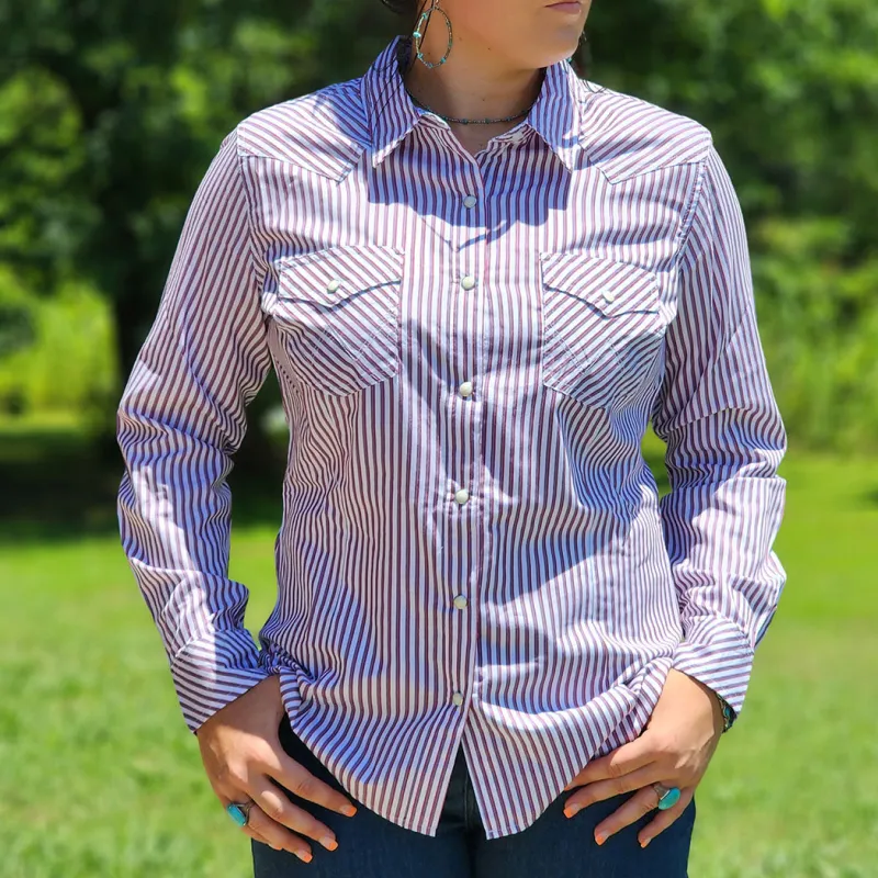 Wrangler Women's Retro Pearl Snap Shirt made by Wrangler