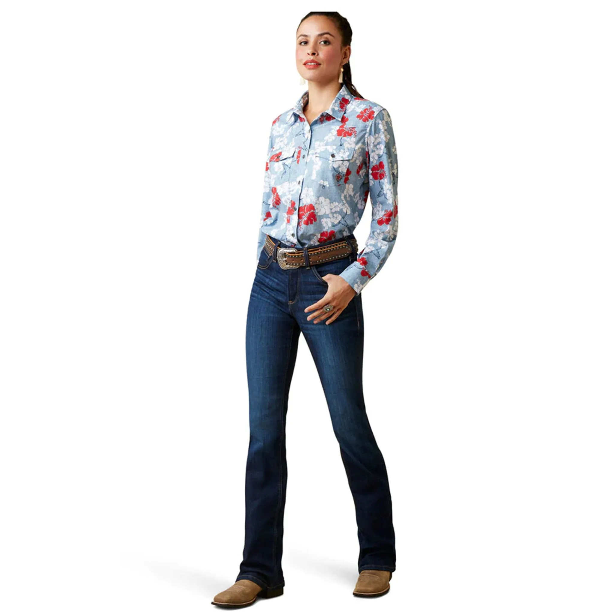 Ariat Women's Western VentTEK Shirt sold by Western Edge product image thumbnail 5