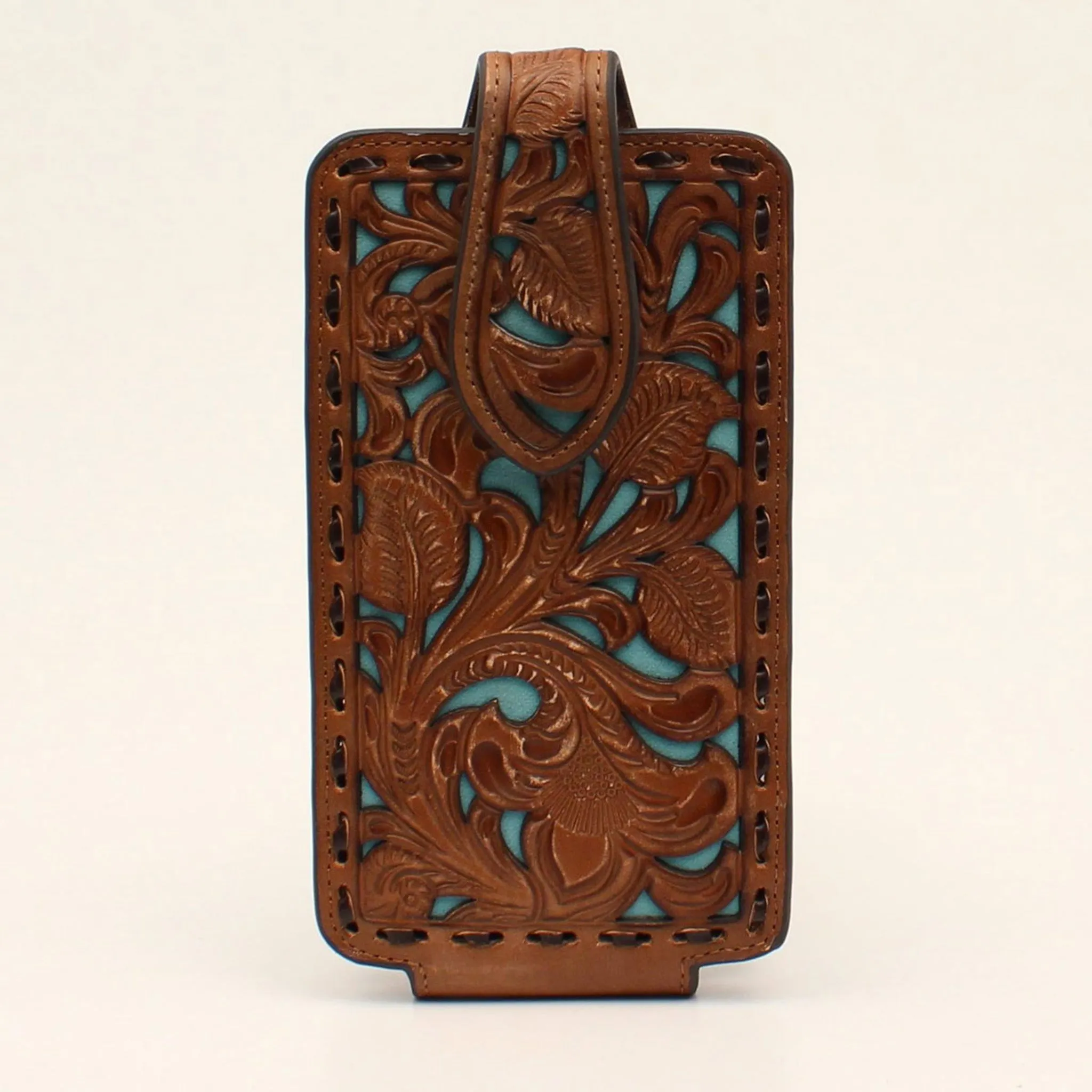 Nocona Embossed Turquoise Underlay Cell Case sold by Western Edge