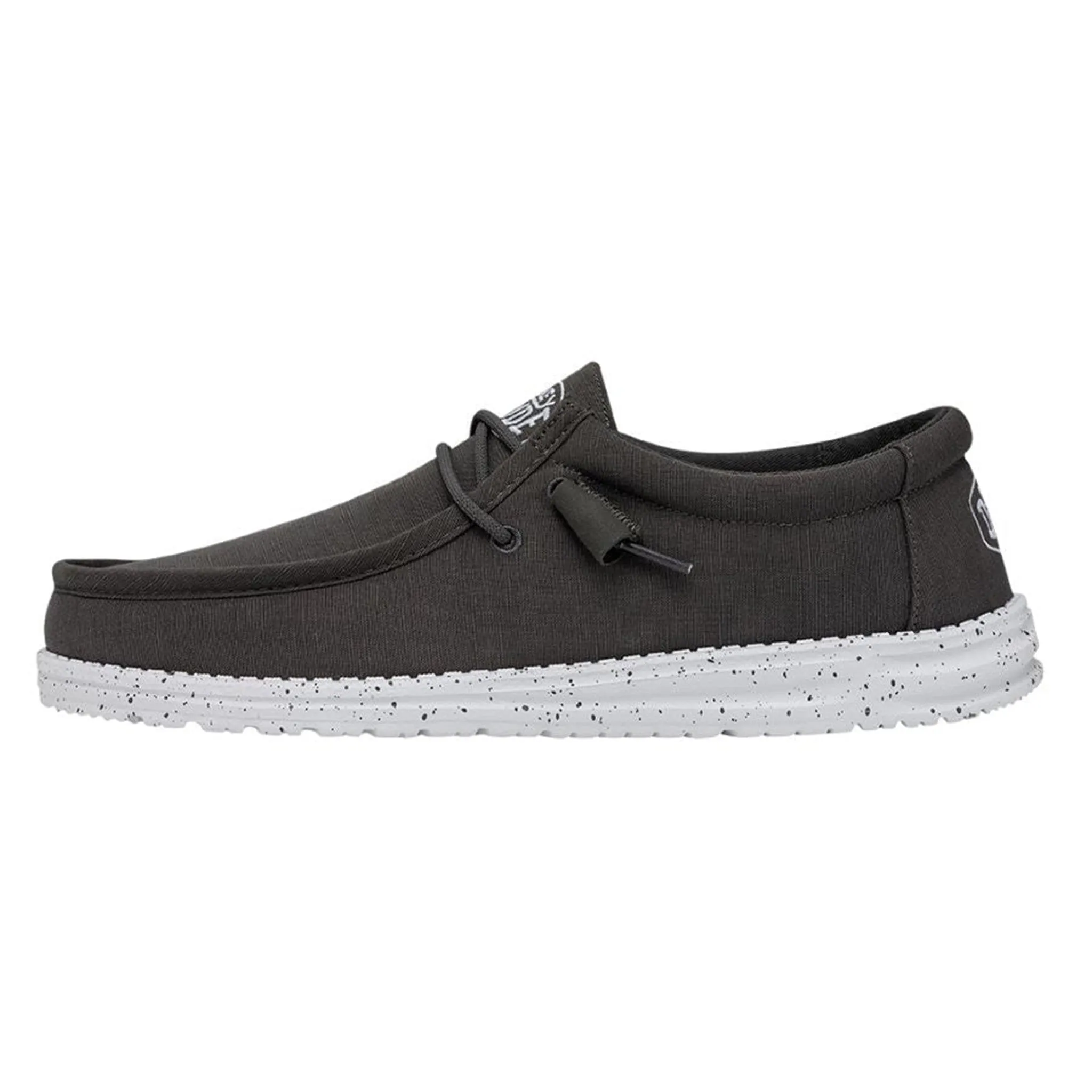 Hey Dude Wally Slub Canvas Dark Grey sold by Western Edge product image thumbnail 3