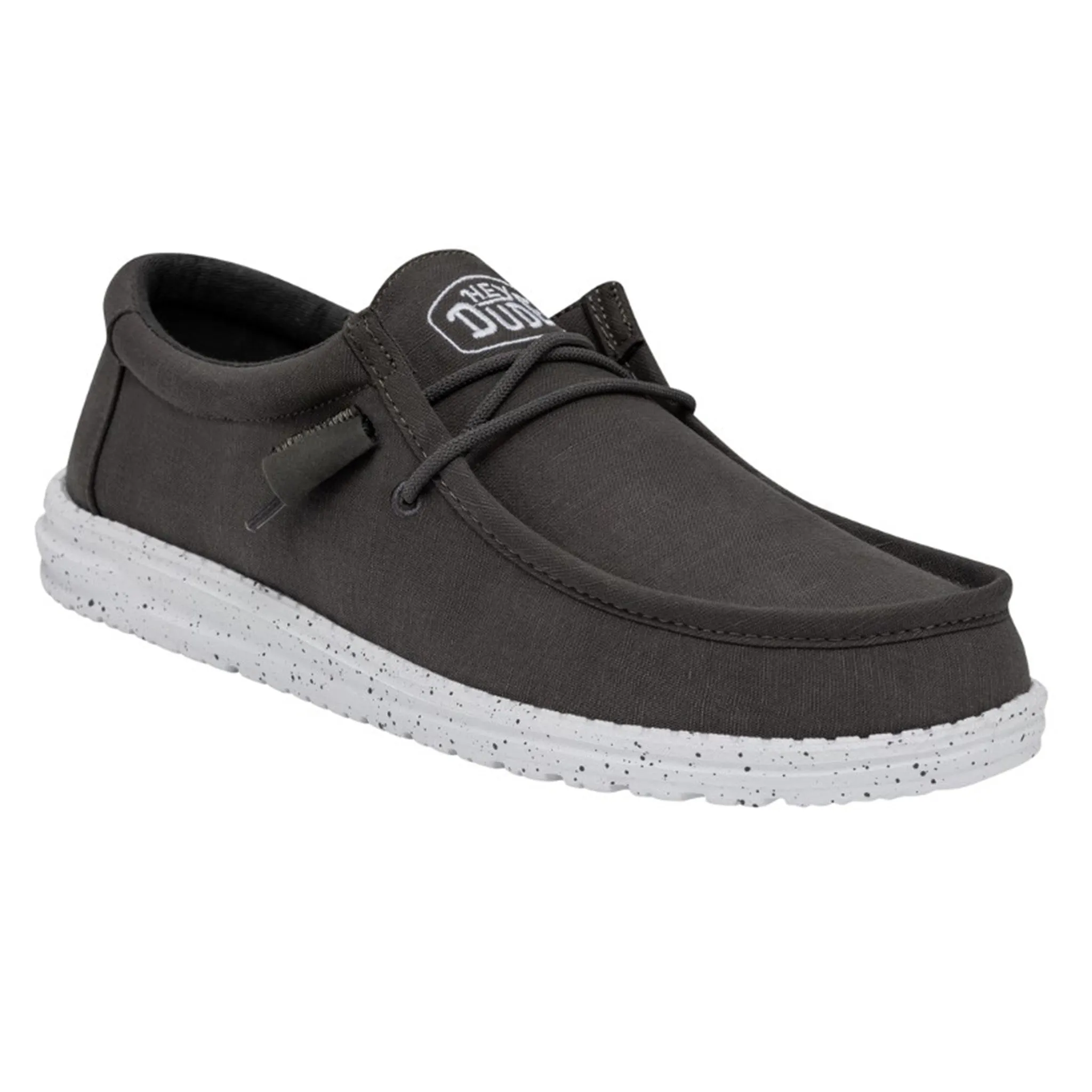 Hey Dude Wally Slub Canvas Dark Grey sold by Western Edge product image thumbnail 5