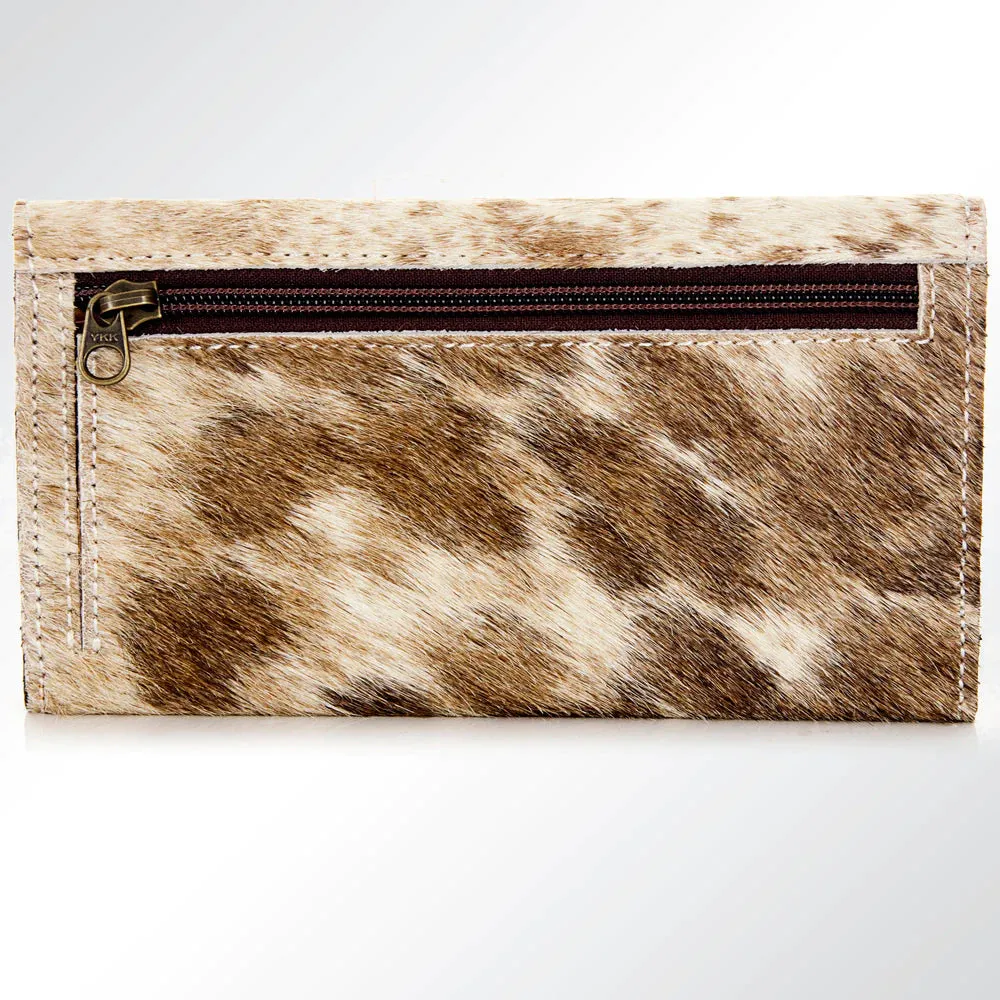 American Darling Hide Tooled Flap Wallet sold by Western Edge product image thumbnail 2