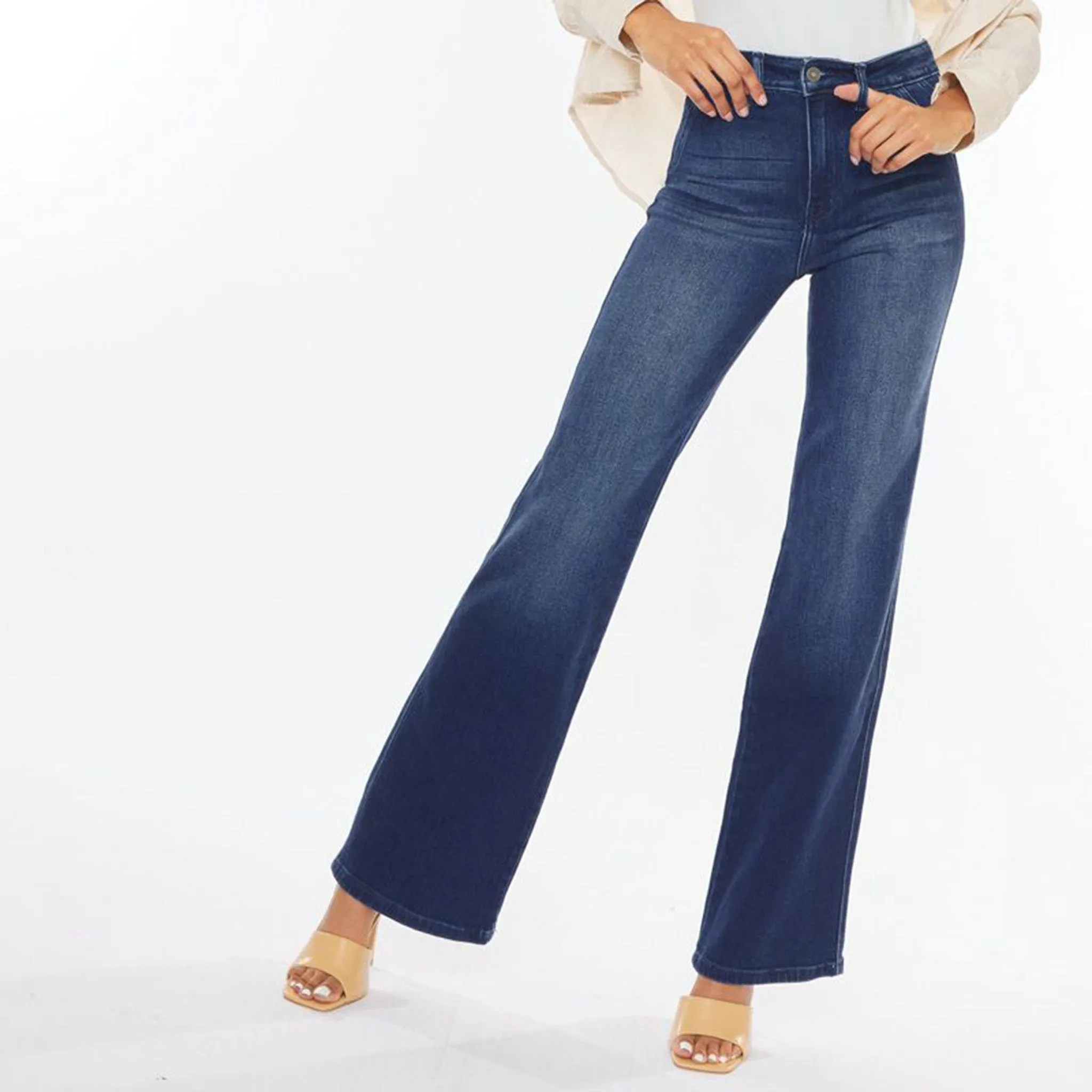 Kancan Dark Ultra High Slim Flare Jeans sold by Western Edge product image thumbnail 2