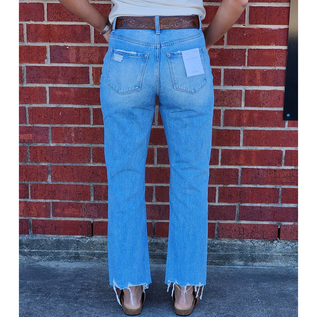 Flying Monkey Angie High Rise Straight Leg Crop Jean sold by Western Edge product image thumbnail 4