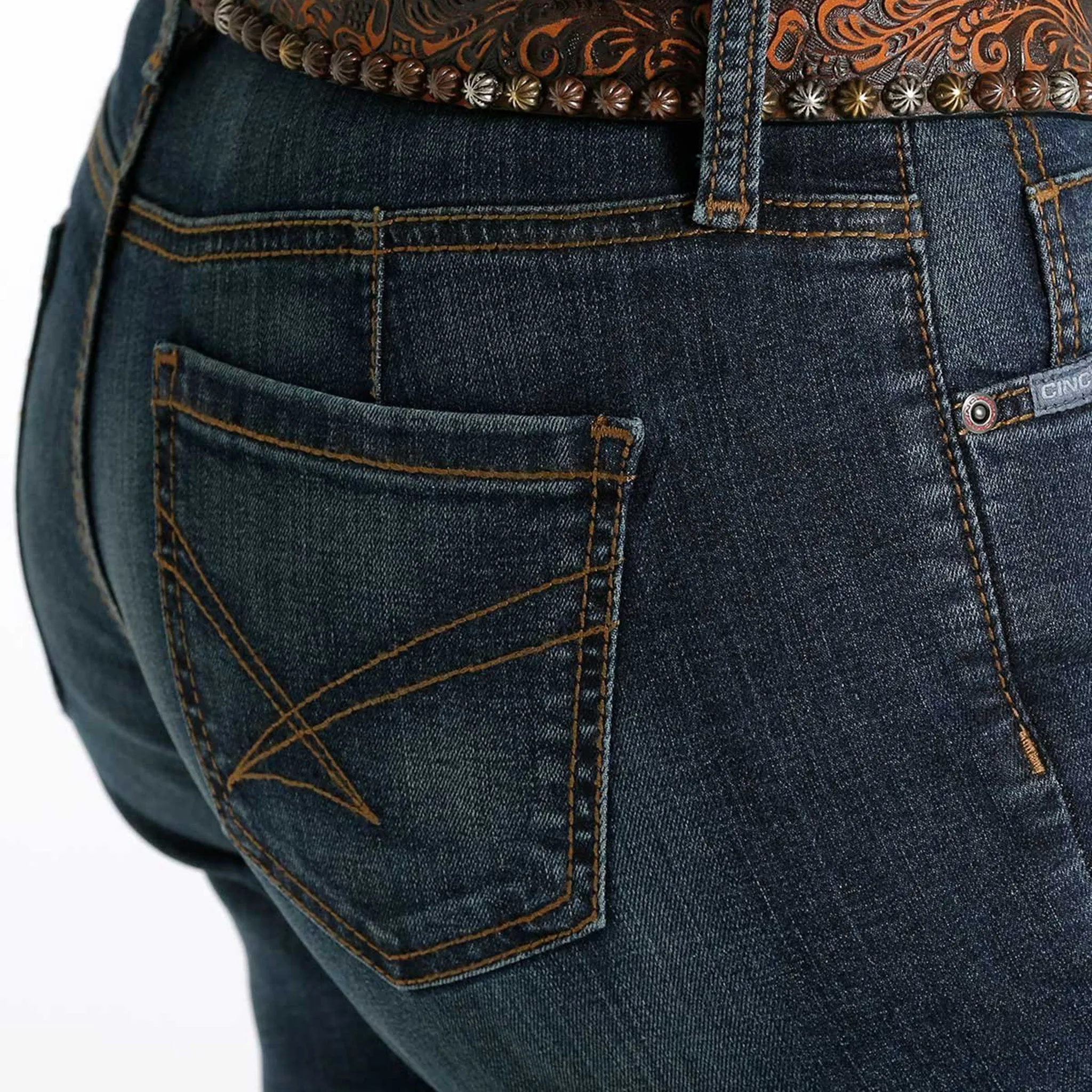 Cinch Lynden Dark Stone Trouser Jeans sold by Western Edge product image thumbnail 4