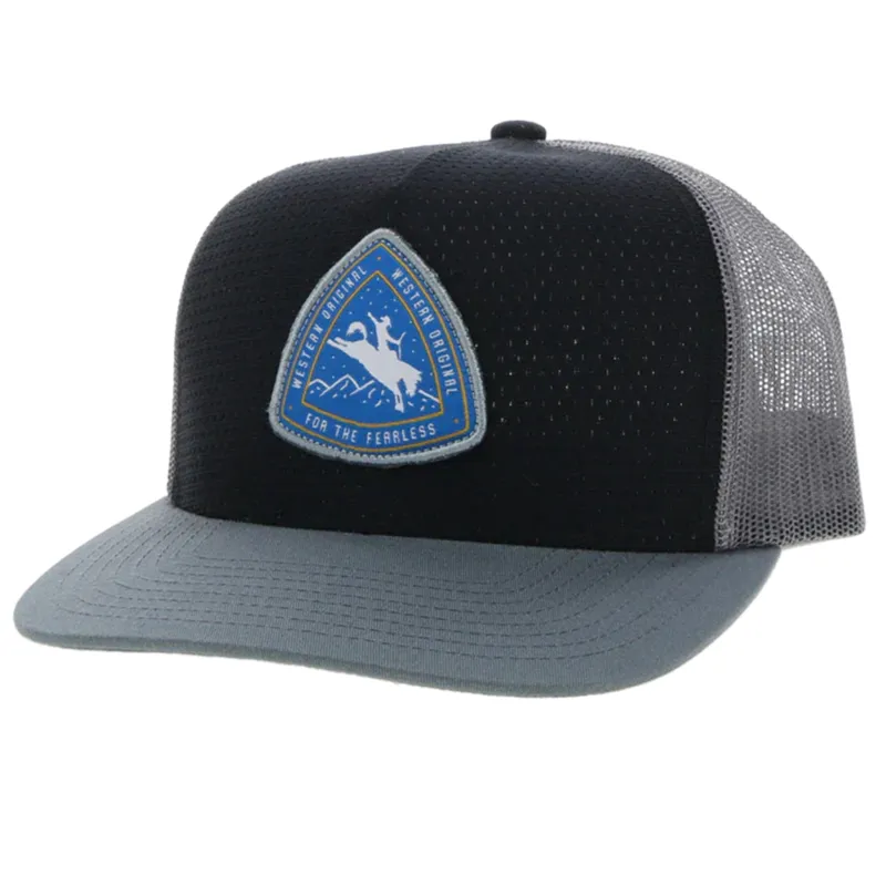 Hooey Summit Black/Grey Cap made by Western Edge