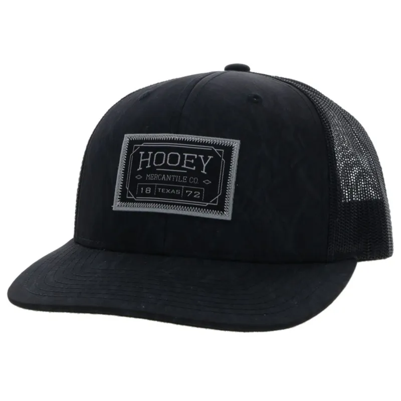 Hooey Black Doc Logo Cap made by Western Edge