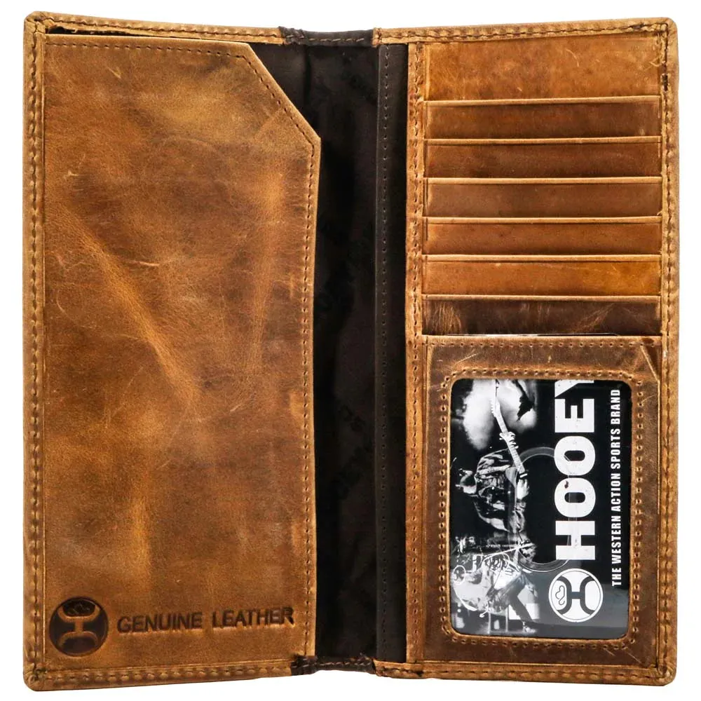 Hooey Hog Tan & Brown Leather Rodeo Wallet sold by Western Edge product image thumbnail 2