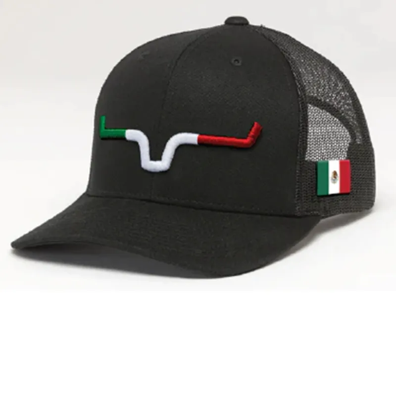 Kimes Ranch Semana Trucker Cap-Mexican Flag made by Western Edge