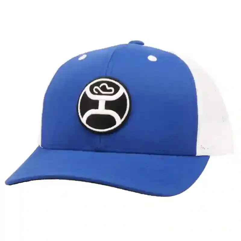 Hooey Blue & White Primo Cap made by Western Edge