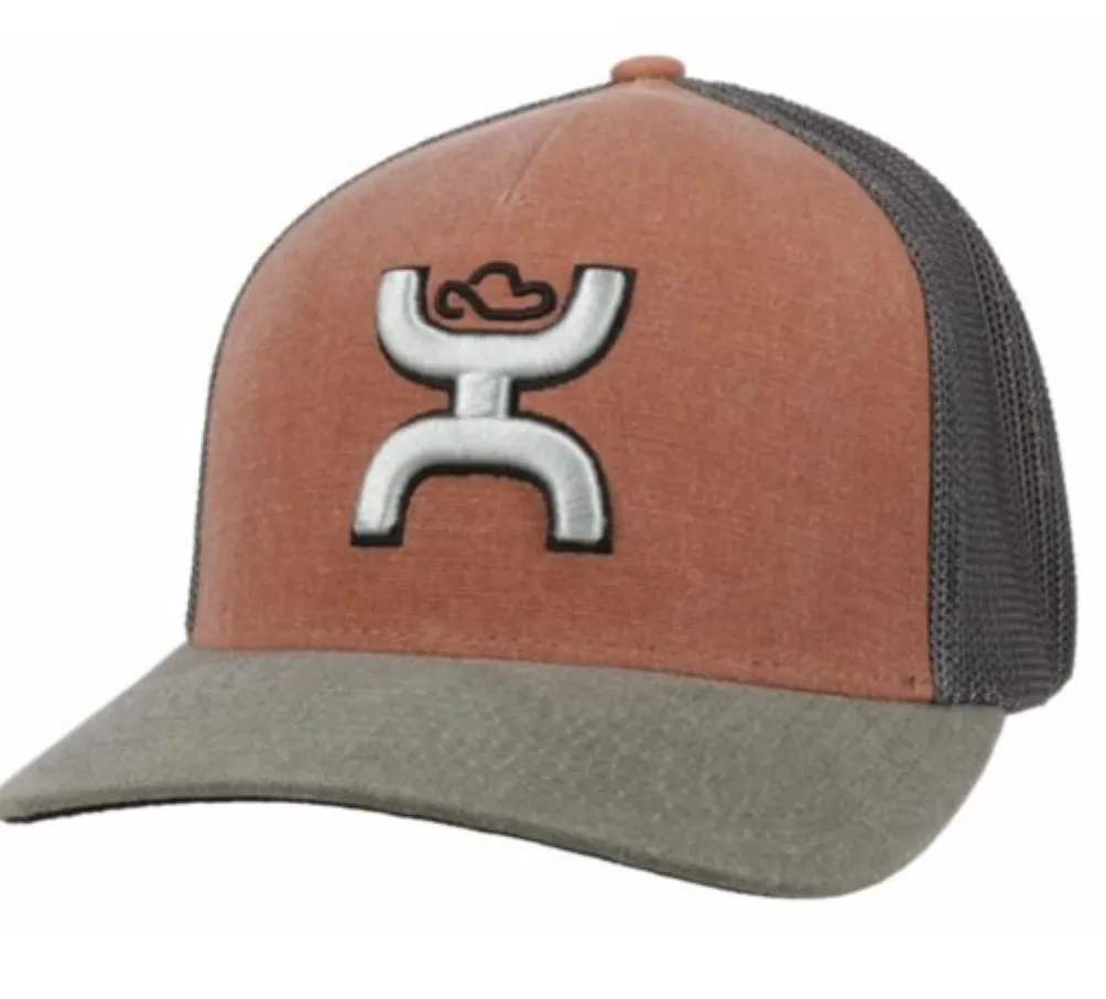 Hooey Rust & Grey Coach Cap sold by Western Edge