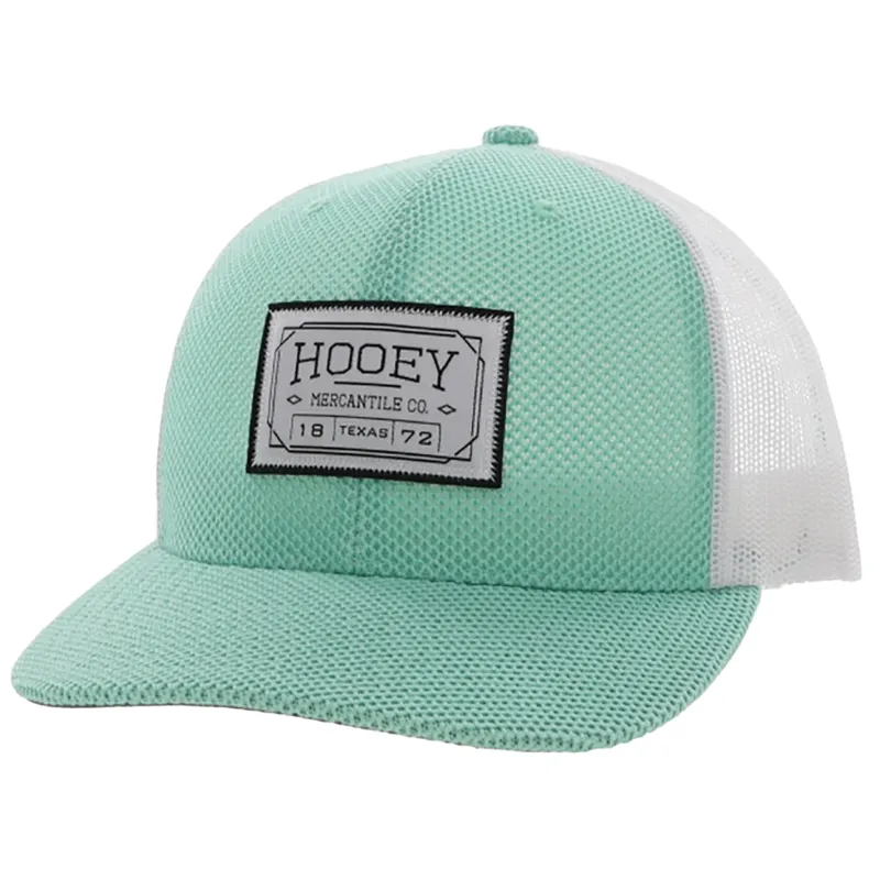 Hooey Teal & White Textured Cap made by Western Edge