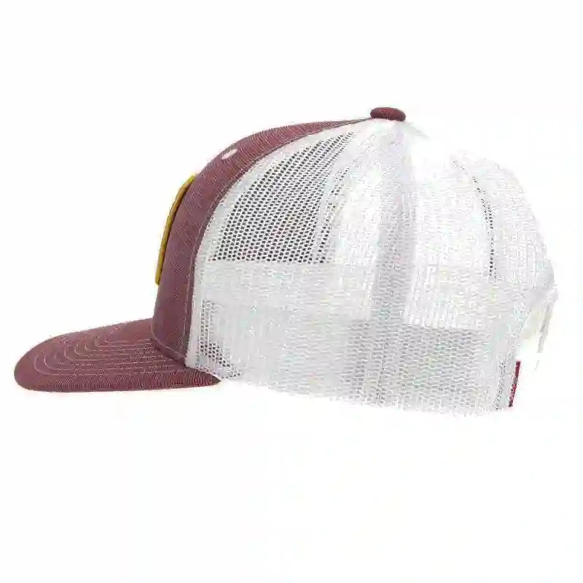 Hooey Burgundy & White Hooey Up Cap sold by Western Edge product image thumbnail 2