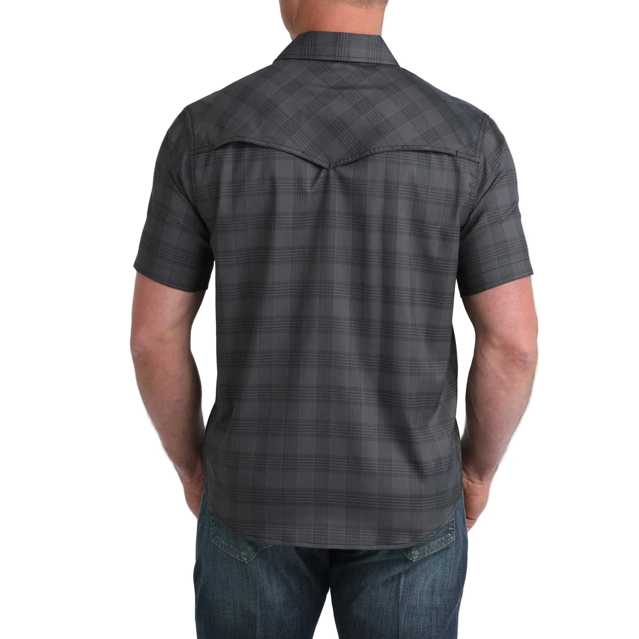 Cinch Men's Checked Camp Shirt sold by Western Edge product image thumbnail 2