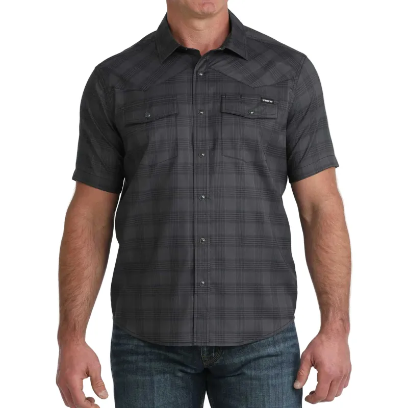 Cinch Men's Checked Camp Shirt sold by Western Edge