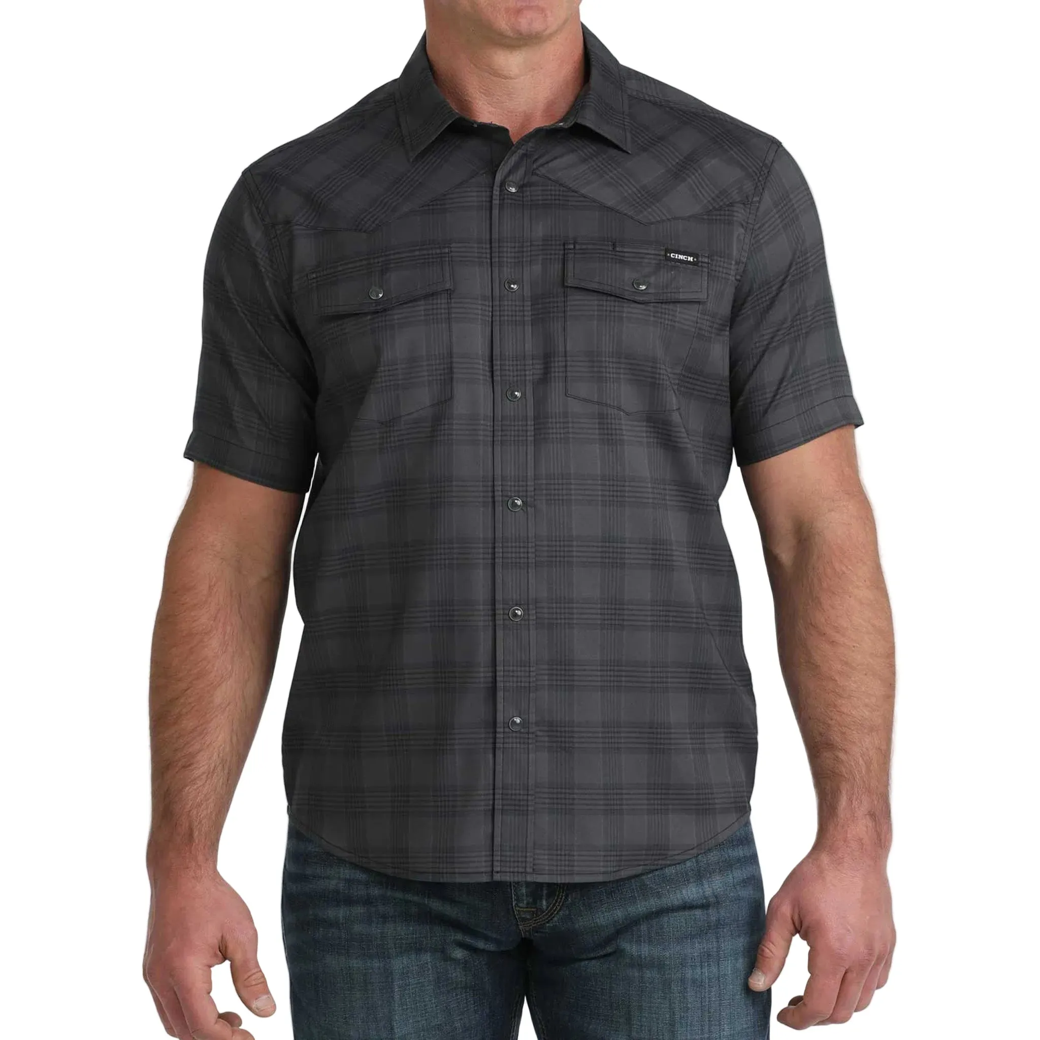 Cinch Men's Checked Camp Shirt sold by Western Edge