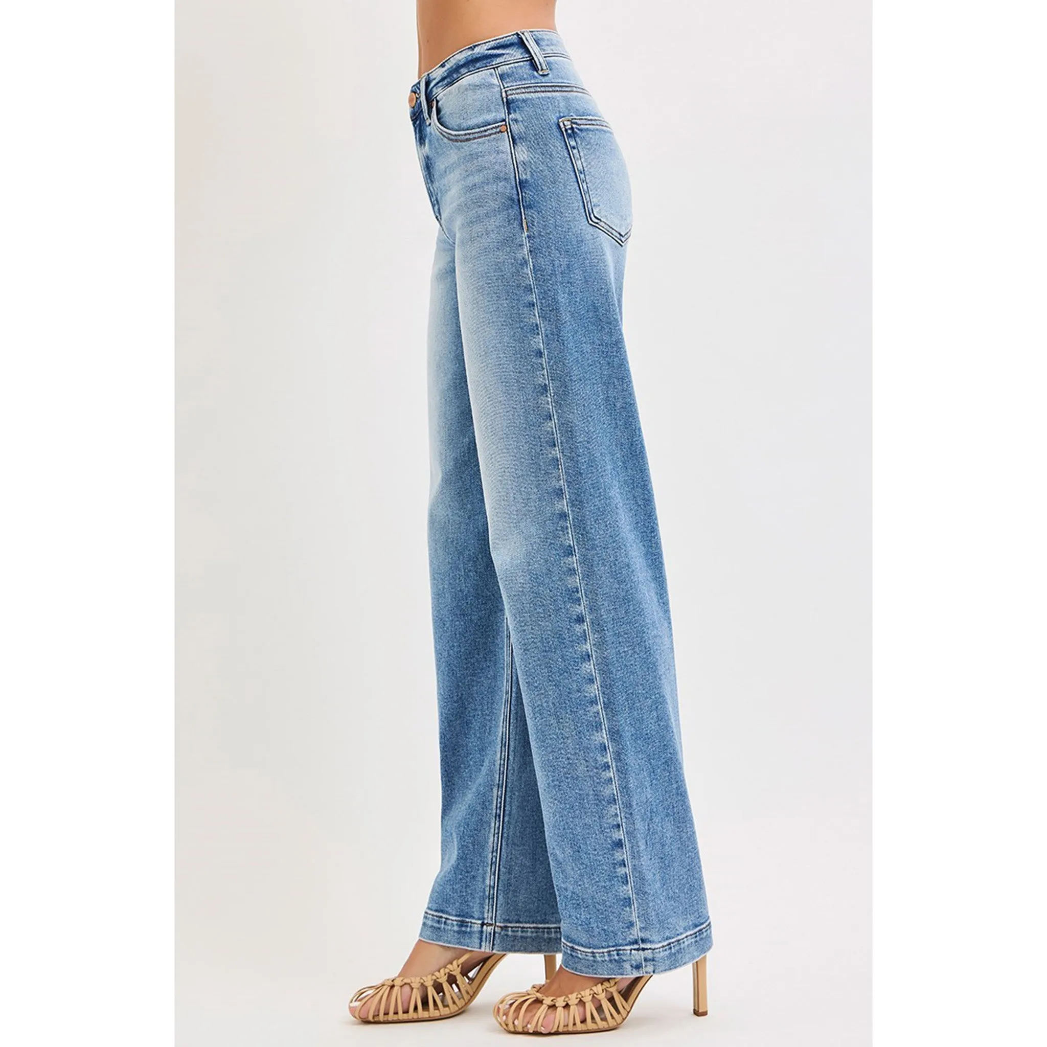 High Rise Wide Baggy Jeans sold by Western Edge product image thumbnail 3
