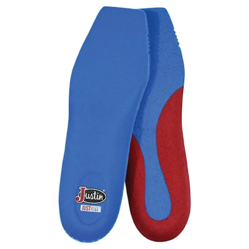 Justin Blue Square Toe Insole made by Justin Boots
