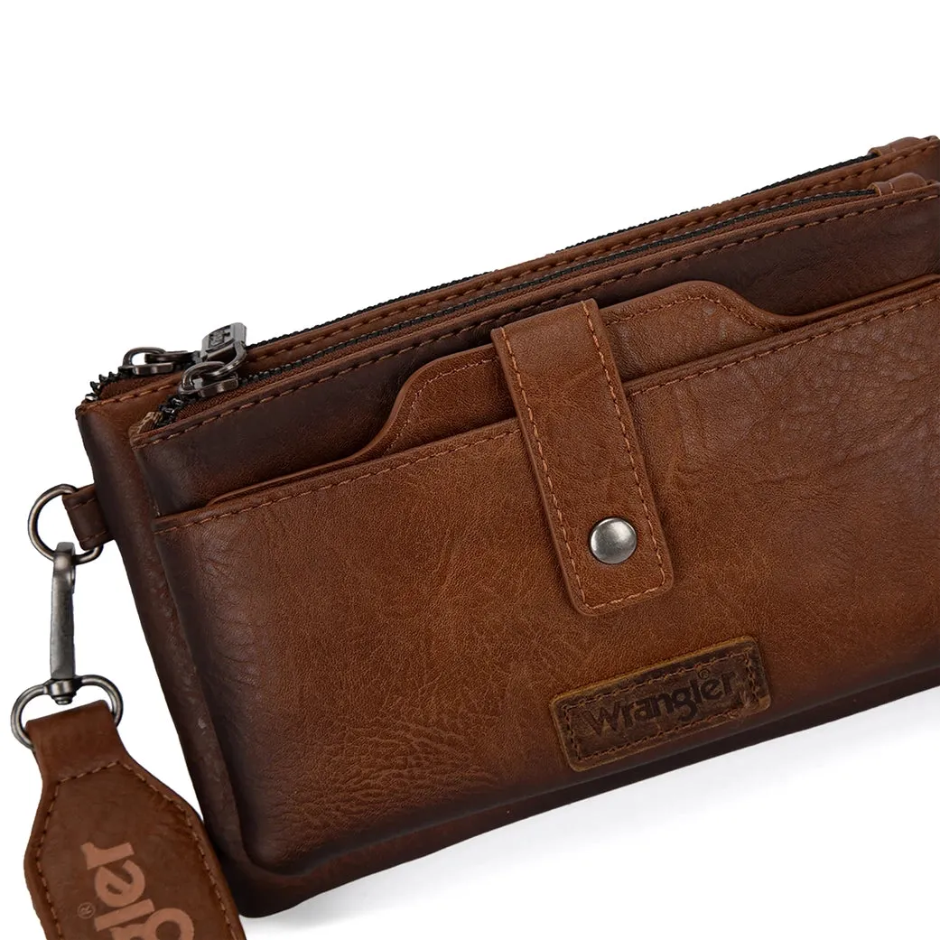Montana West Wrangler Dual Zip Compartment Crossbody sold by Western Edge product image thumbnail 3