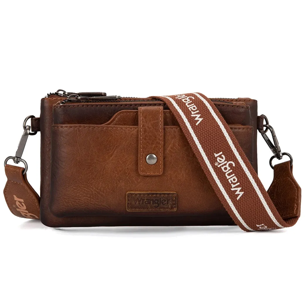 Montana West Wrangler Dual Zip Compartment Crossbody sold by Western Edge