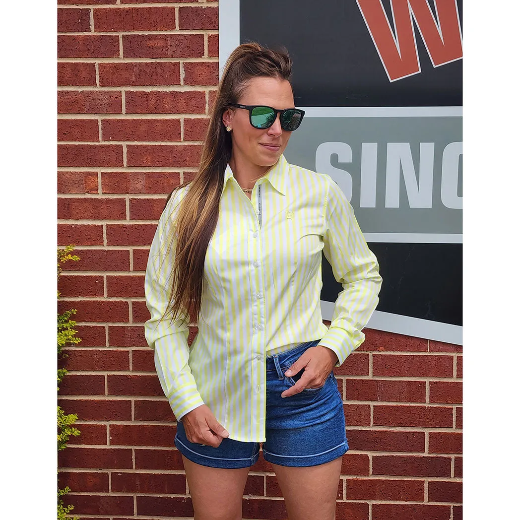 Cinch Women's Lime Long Sleeve Shirt sold by Western Edge
