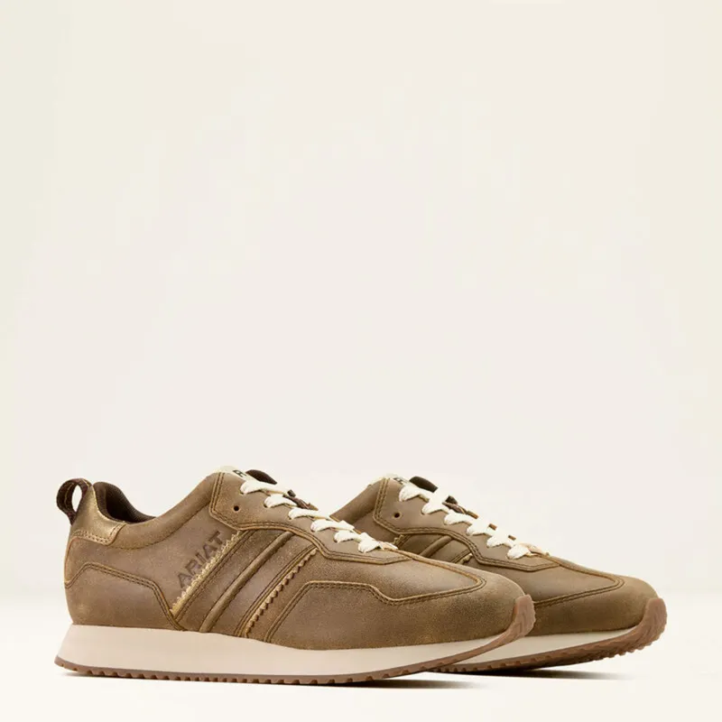 Ariat Women's Brown Ranch Runner Shoes made by Ariat