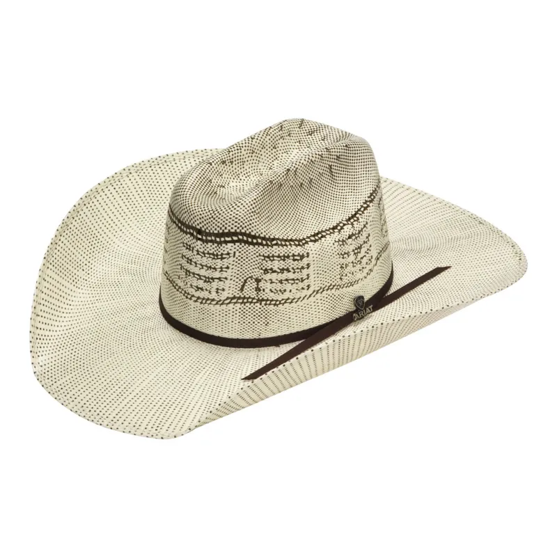 Ariat Two Tone Bangora Straw Hat made by Ariat