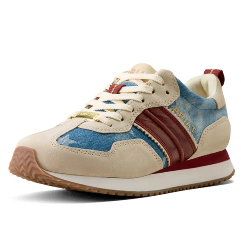 Ariat Women's Denim Star Ranch Runner Shoes made by Ariat