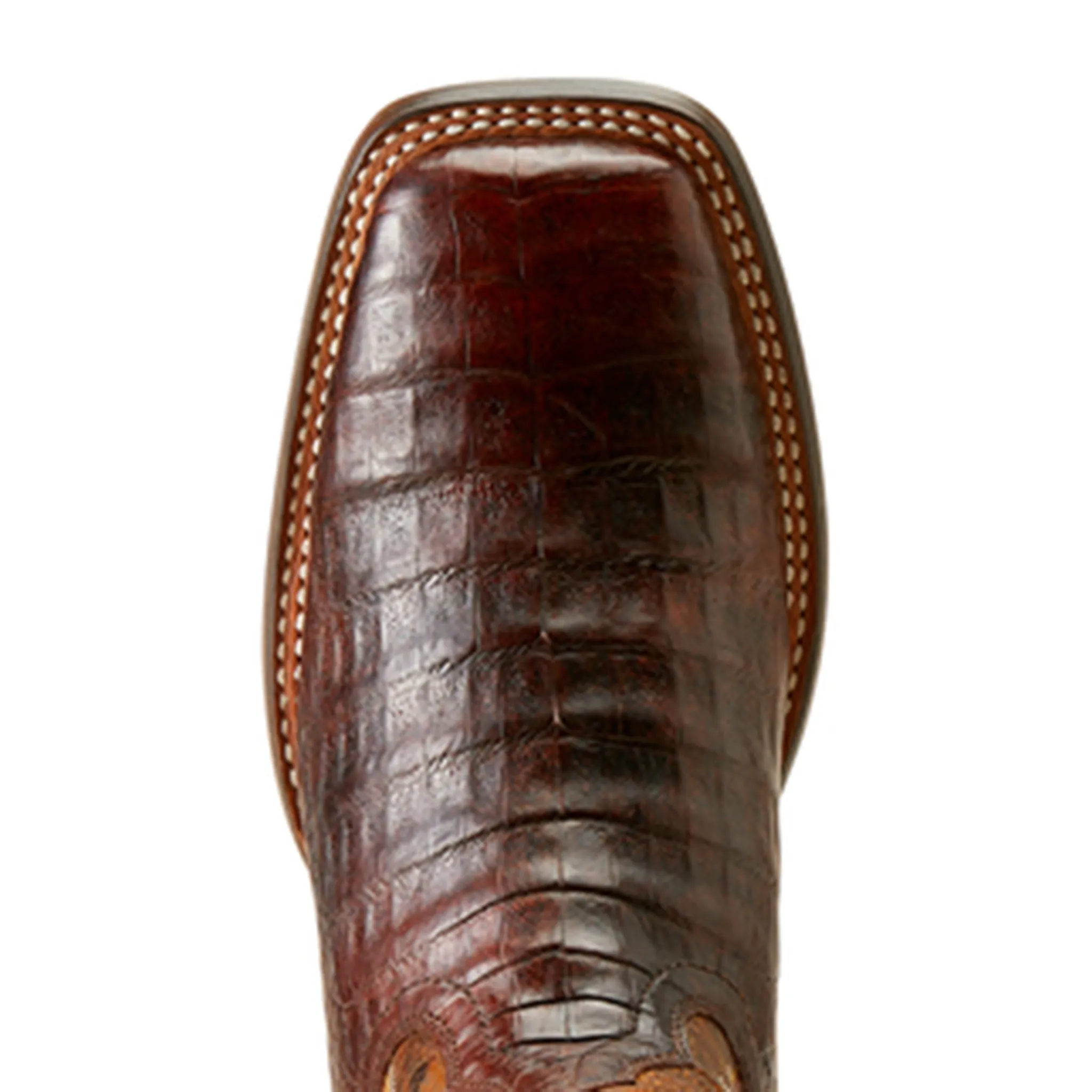 Ariat Dark Amber Caiman Square Toe sold by Western Edge product image thumbnail 3