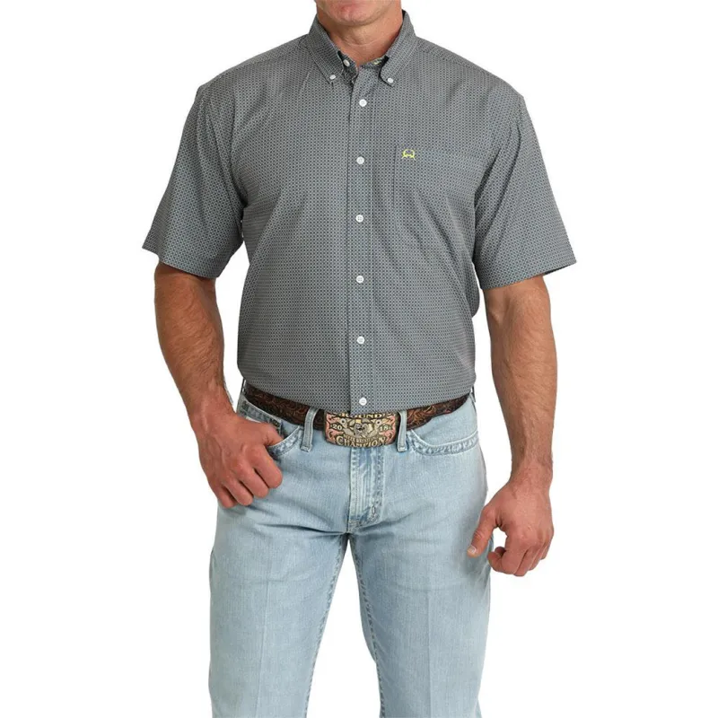 Cinch Men's Short Sleeve Grey ArenaFlex Shirt made by Cinch