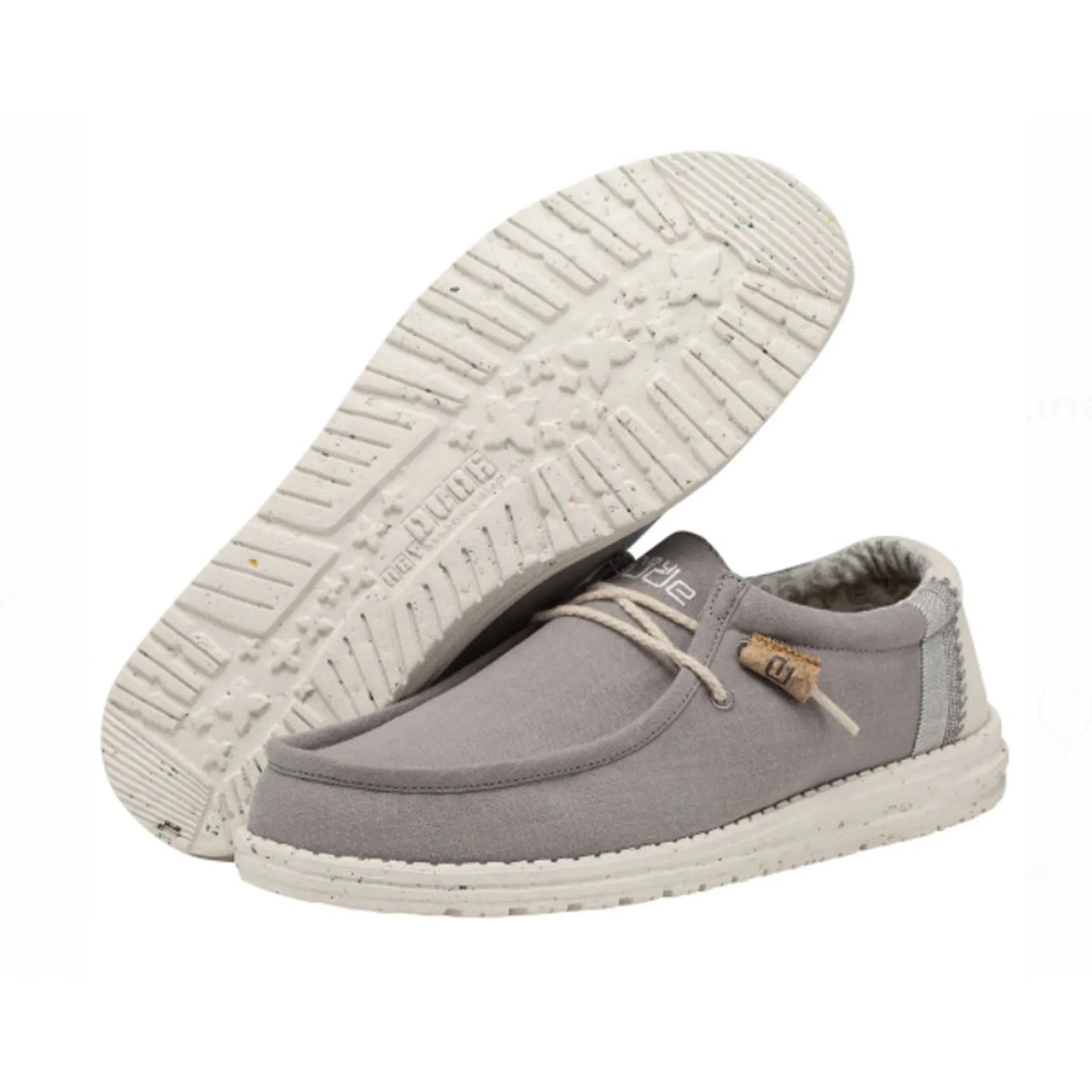 Hey Dude Men's Wally Linen Natural Grey Casual Shoe sold by Western Edge product image thumbnail 3