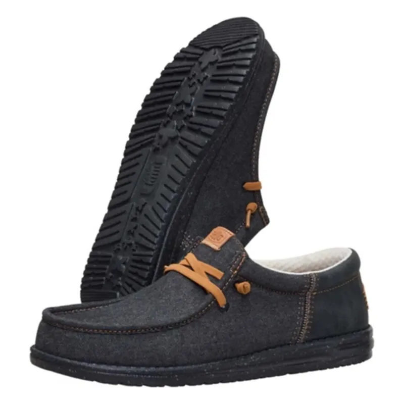 Hey Dude Wally Funk Denim Black made by Hey Dude