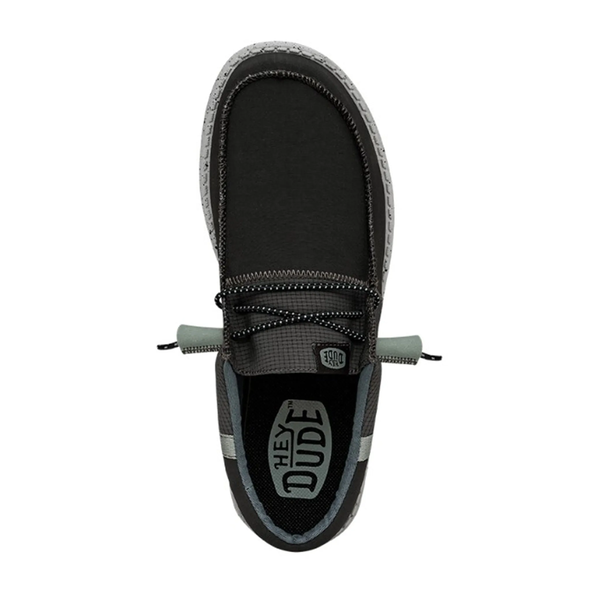 Hey Dude Men's Wally Tri Nylon Trailhead Charcoal sold by Western Edge product image thumbnail 5
