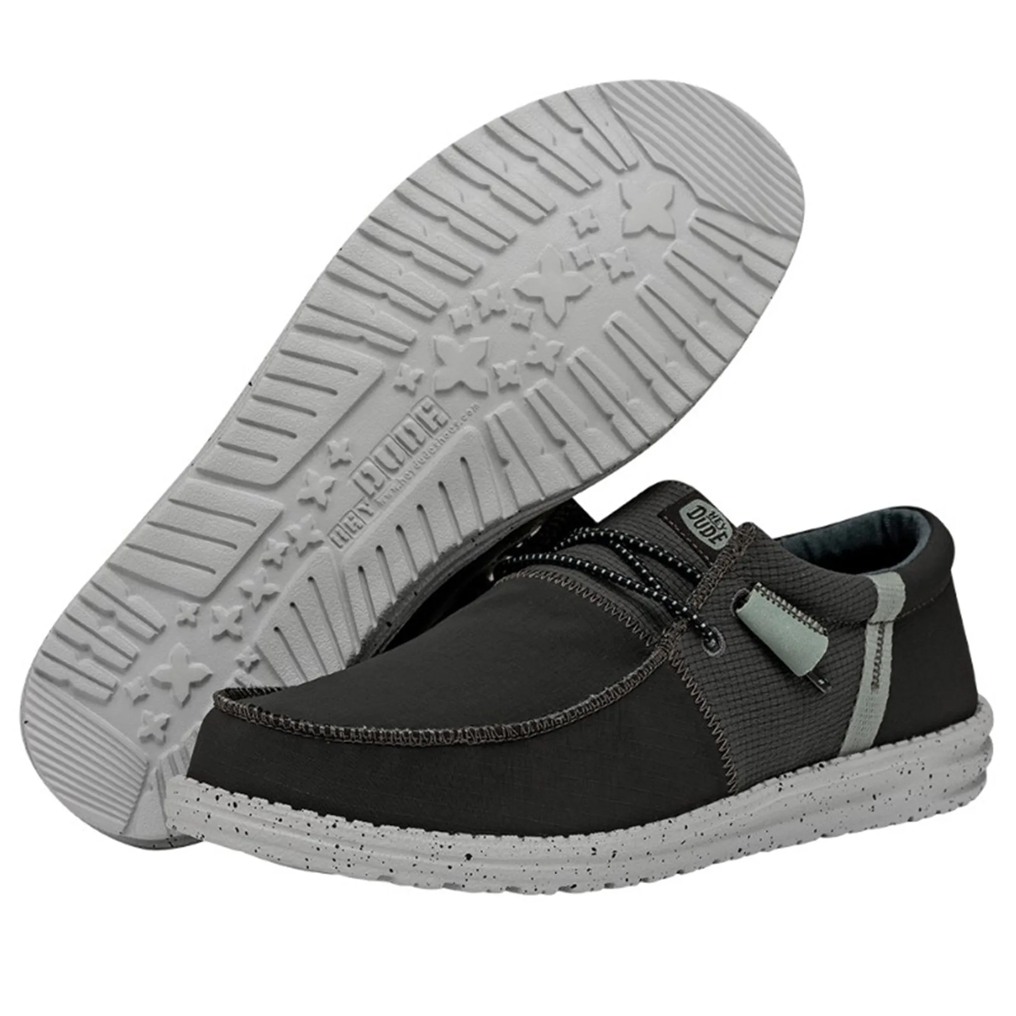 Hey Dude Men's Wally Tri Nylon Trailhead Charcoal sold by Western Edge product image thumbnail 2