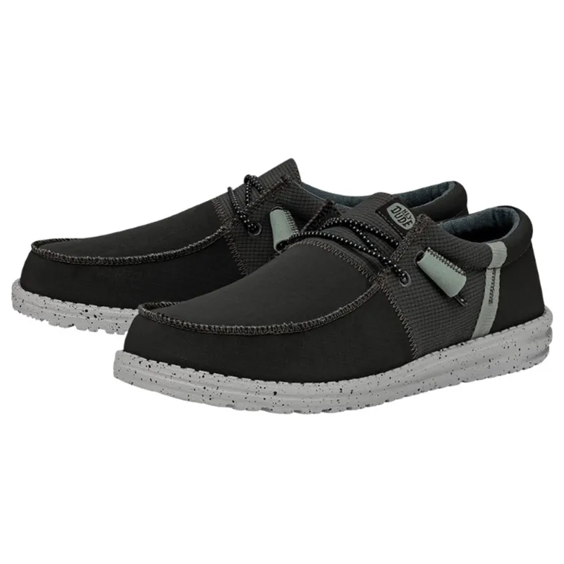 Hey Dude Men's Wally Tri Nylon Trailhead Charcoal made by Hey Dude
