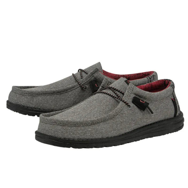 Hey Dude Wally Eco Ascend Ripstop Grey made by Hey Dude