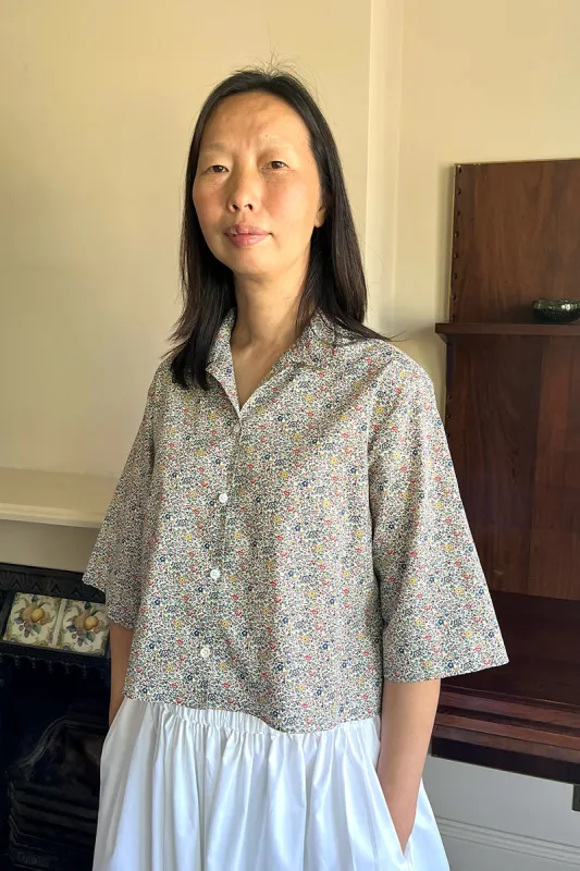 Eva Shirt Liberty Floral Tana Lawn made by ELWIN