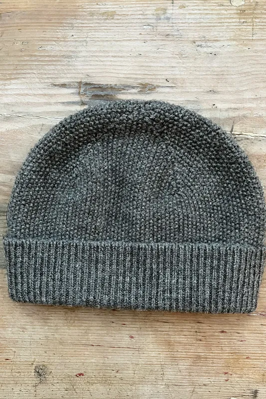 British wool beanie sold by ELWIN