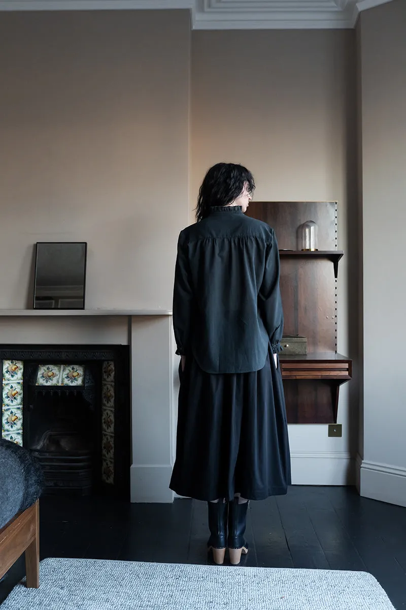 Elsie Frill Shirt Black sold by ELWIN product image thumbnail 4