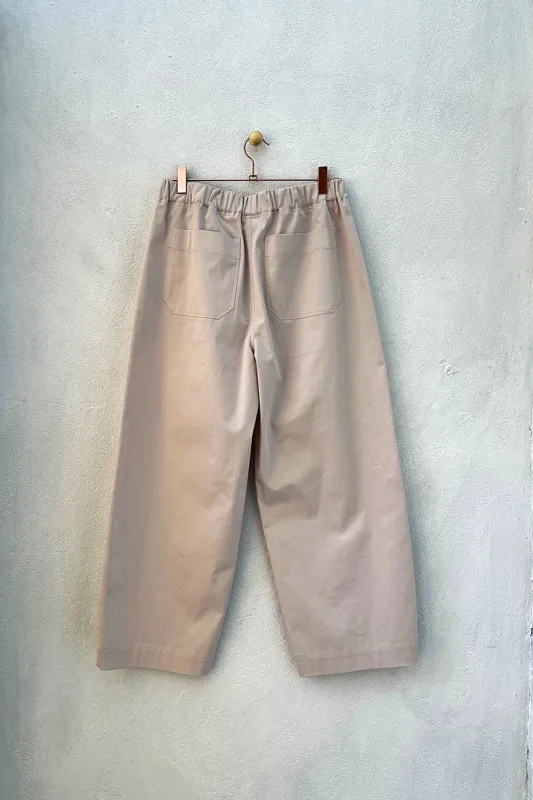 Etta Trousers Chalk sold by ELWIN