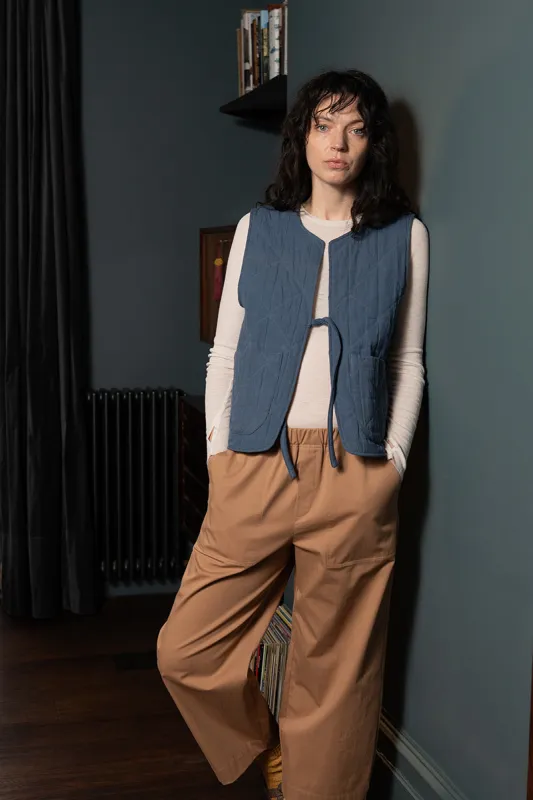 Etta Trousers Bark sold by ELWIN